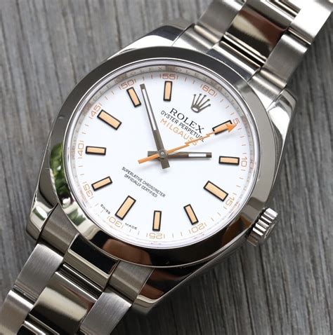 rolex oyster perpetual milgauss grey